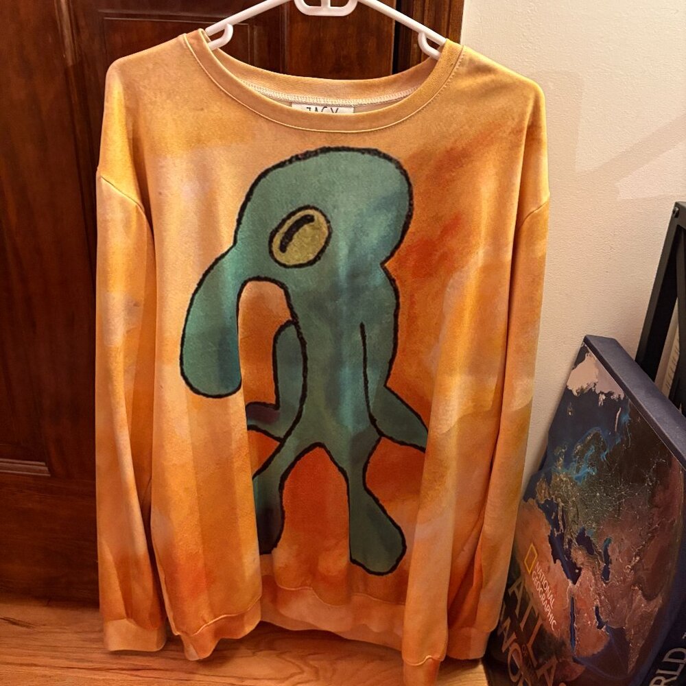 JAGY Bold & Brash Squidward Graphic Sweatshirt | SpongeBob Inspired Crewneck